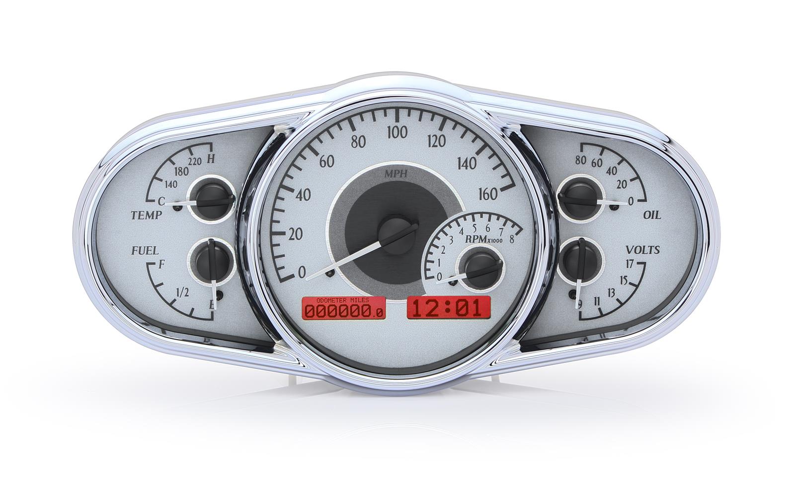 Dakota Digital VHX Series Multi-Level Elliptical Analog Gauge Kits VHX-1016-S-R