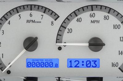 Dakota Digital VHX Series Recessed Oval Analog Gauge Kits VHX-1018-S-B