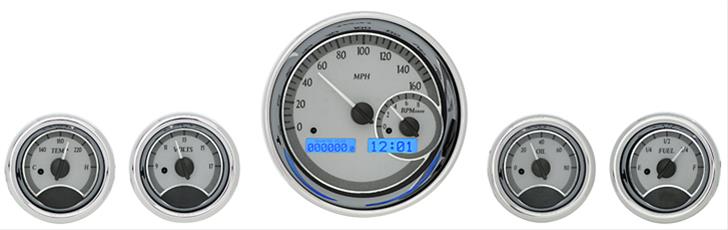 Dakota Digital VHX Series Universal Round Analog Gauge Kits VHX-1022-S-B