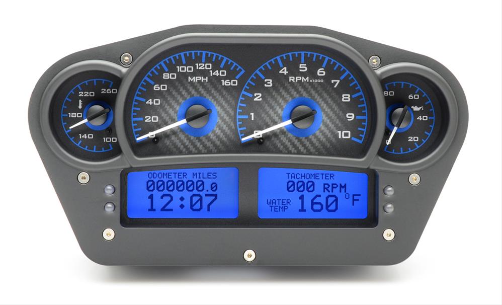 Dakota Digital VHX Series Universal Race-Inspired Analog Gauge Kits VHX-1100-C-R