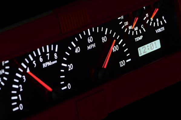 Dakota Digital VHX Series Direct-Fit Analog Gauge Systems VHX-40C-K-R