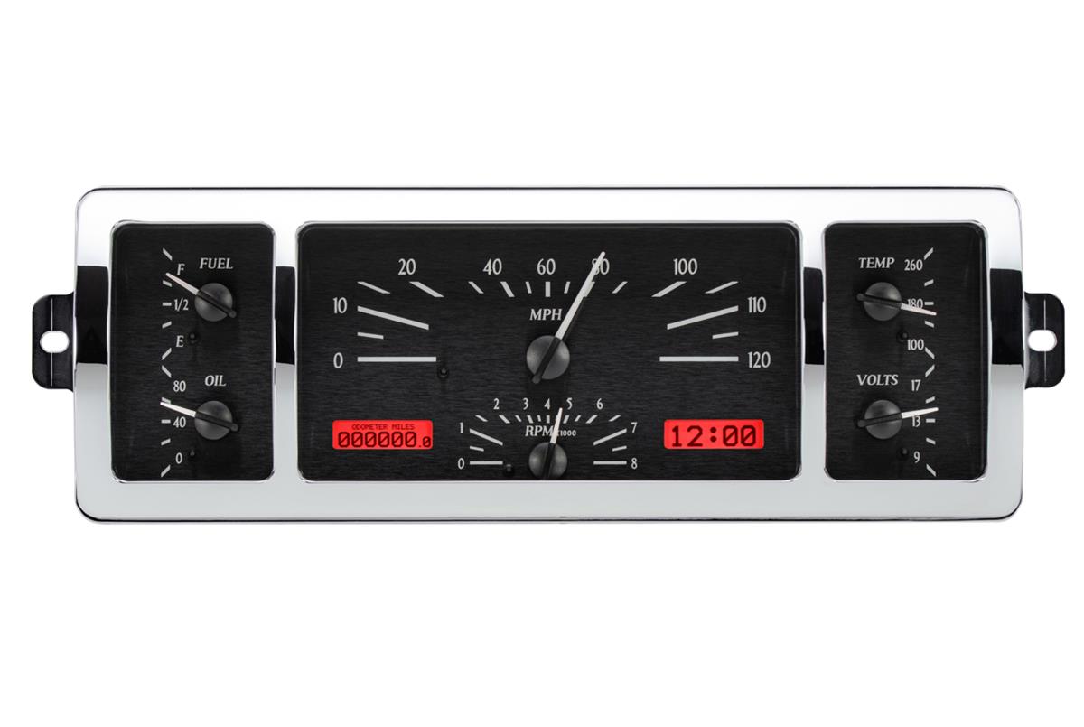 Dakota Digital VHX Series Direct-Fit Analog Gauge Systems VHX-40C-PU-K-R