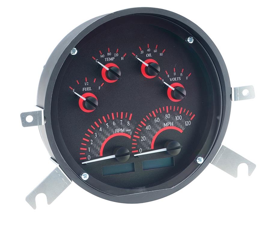 Dakota Digital VHX Series Direct-Fit Analog Gauge Systems VHX-49C-C-R