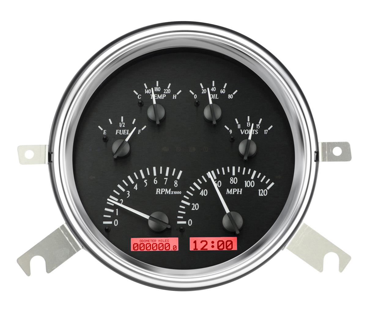 Dakota Digital Gauges VHX-49C-K-R