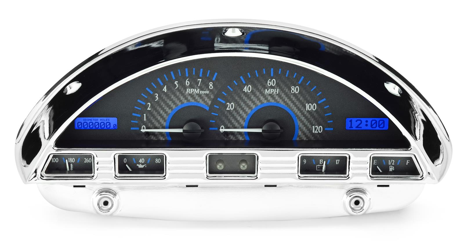 Dakota Digital VHX Series Direct-Fit Analog Gauge Systems VHX-56F-PU-C-B