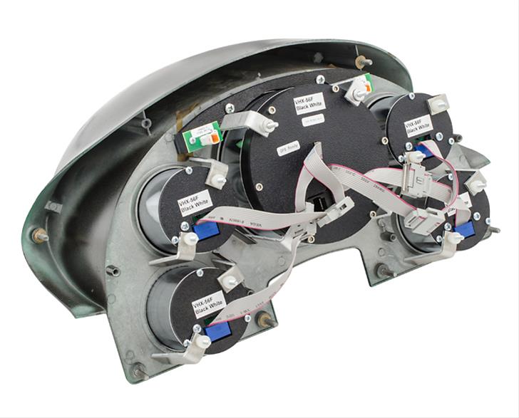 Dakota Digital VHX Series Direct-Fit Analog Gauge Systems VHX-56F-S-B