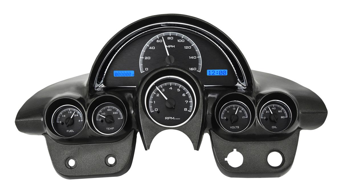 Dakota Digital VHX Series Direct-Fit Analog Gauge Systems VHX-58C-VET-K-B