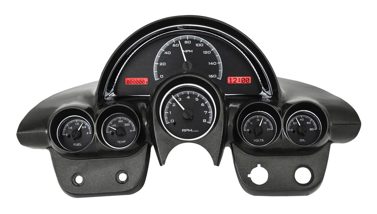 Dakota Digital VHX Series Direct-Fit Analog Gauge Systems VHX-58C-VET-K-R