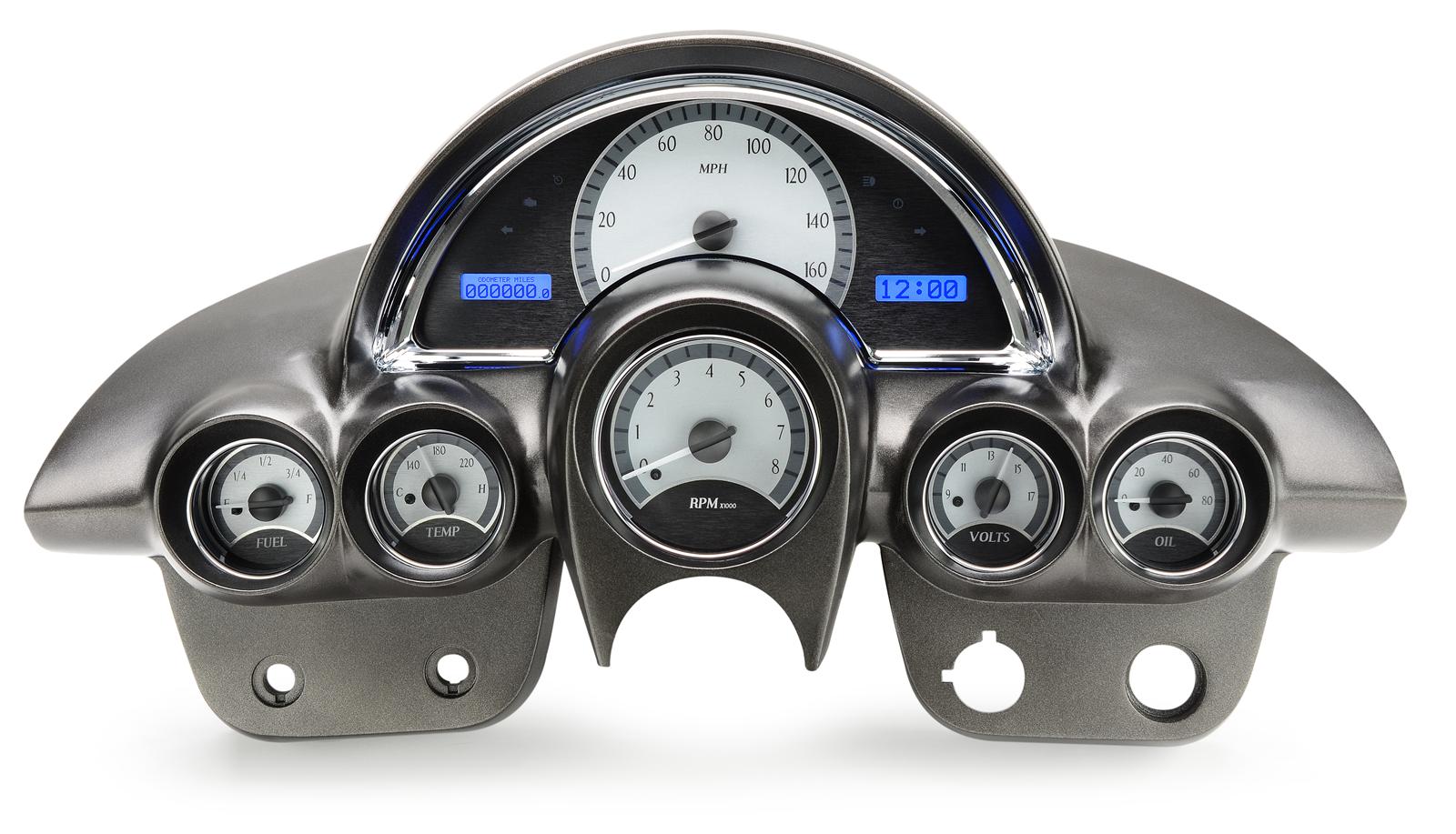 Dakota Digital VHX Series Direct-Fit Analog Gauge Systems VHX-58C-VET-S-B