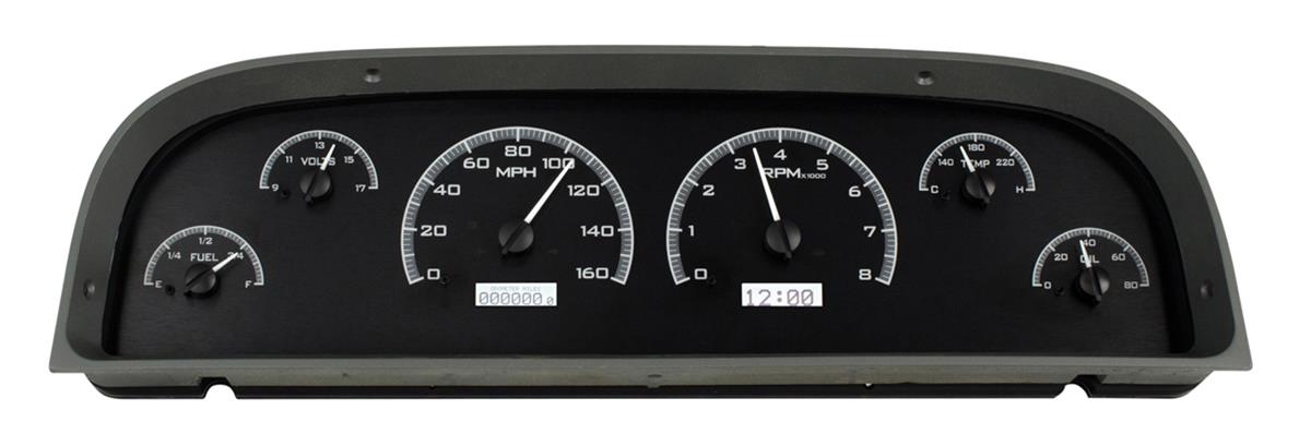 Dakota Digital VHX Series Direct-Fit Analog Gauge Systems VHX-60C-PU-K-W