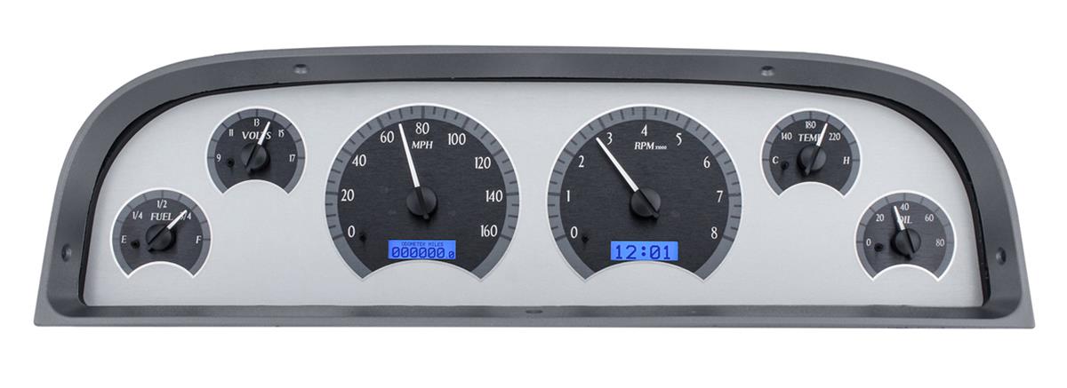 Dakota Digital VHX Series Direct-Fit Analog Gauge Systems VHX-60C-PU-S-B