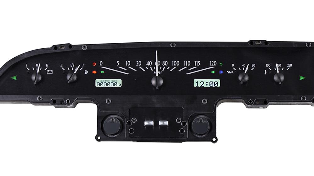 Dakota Digital VHX Series Direct-Fit Analog Gauge Systems VHX-60F-GAL-K-W