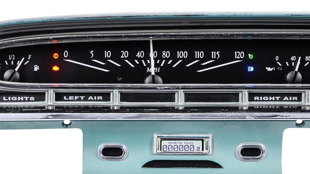 Dakota Digital VHX Series Direct-Fit Analog Gauge Systems VHX-61F-GAL-K-W