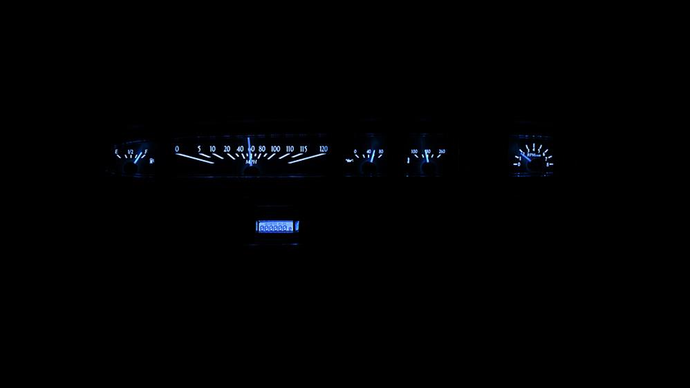 Dakota Digital VHX Series Direct-Fit Analog Gauge Systems VHX-61F-GAL-S-B