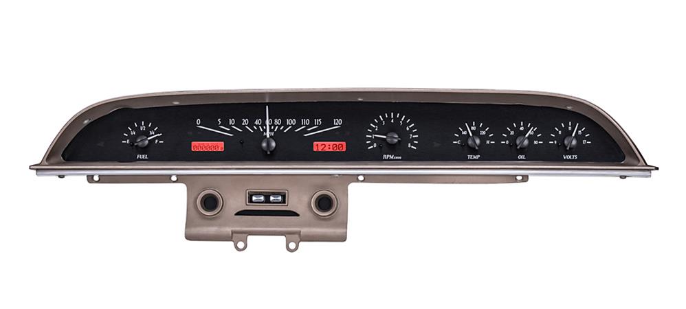 Dakota Digital VHX Series Direct-Fit Analog Gauge Systems VHX-62F-GAL-K-R