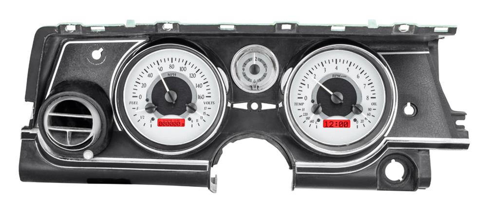 Dakota Digital VHX Series Direct-Fit Analog Gauge Systems VHX-63B-RIV-S-R