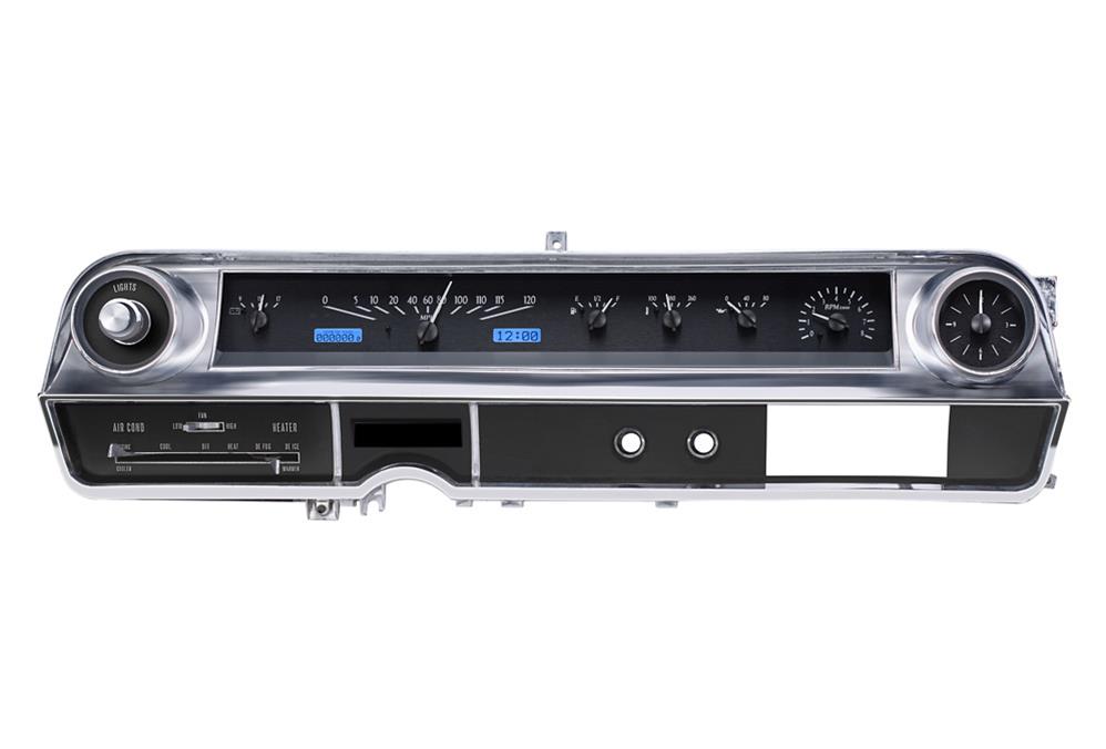 Dakota Digital VHX Series Direct-Fit Analog Gauge Systems VHX-63C-CAD-K-B