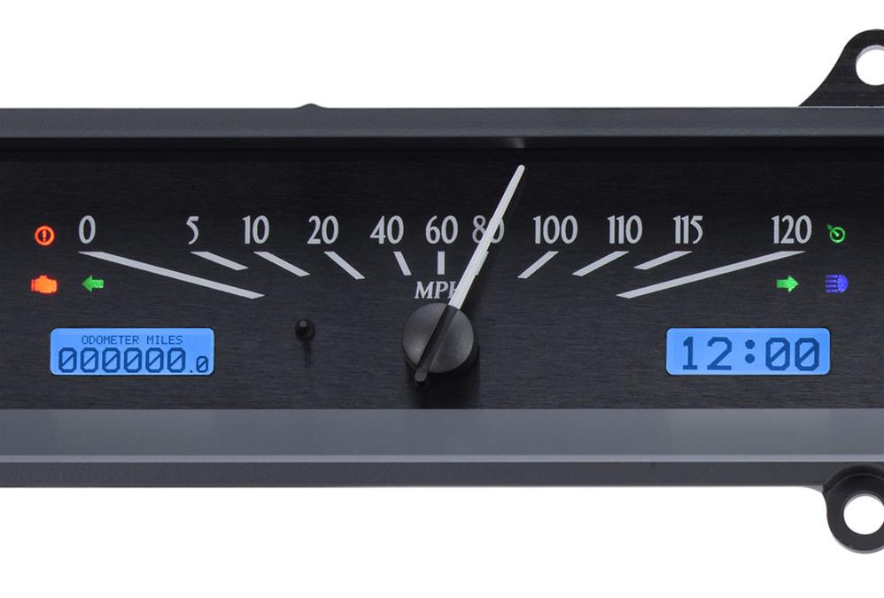 Dakota Digital VHX Series Direct-Fit Analog Gauge Systems VHX-63C-CAD-K-B