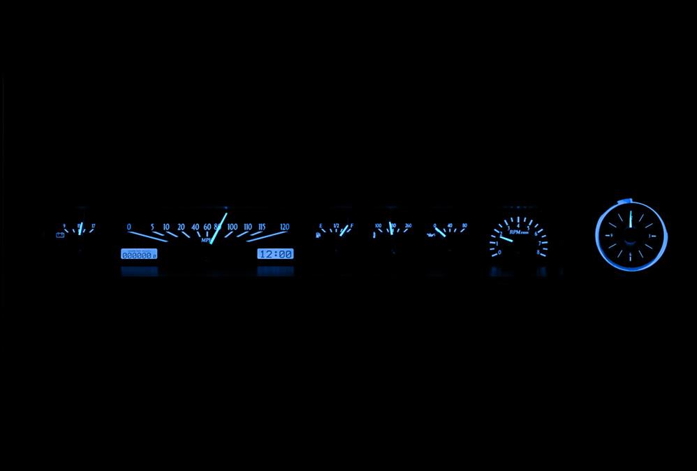 Dakota Digital VHX Series Direct-Fit Analog Gauge Systems VHX-63C-CAD-K-B