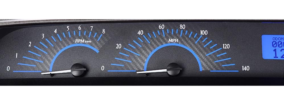 Dakota Digital VHX Series Direct-Fit Analog Gauge Systems VHX-63C-IMP-C-B