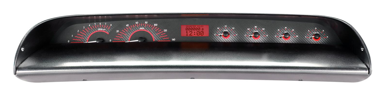Dakota Digital VHX Series Direct-Fit Analog Gauge Systems VHX-63C-IMP-C-R