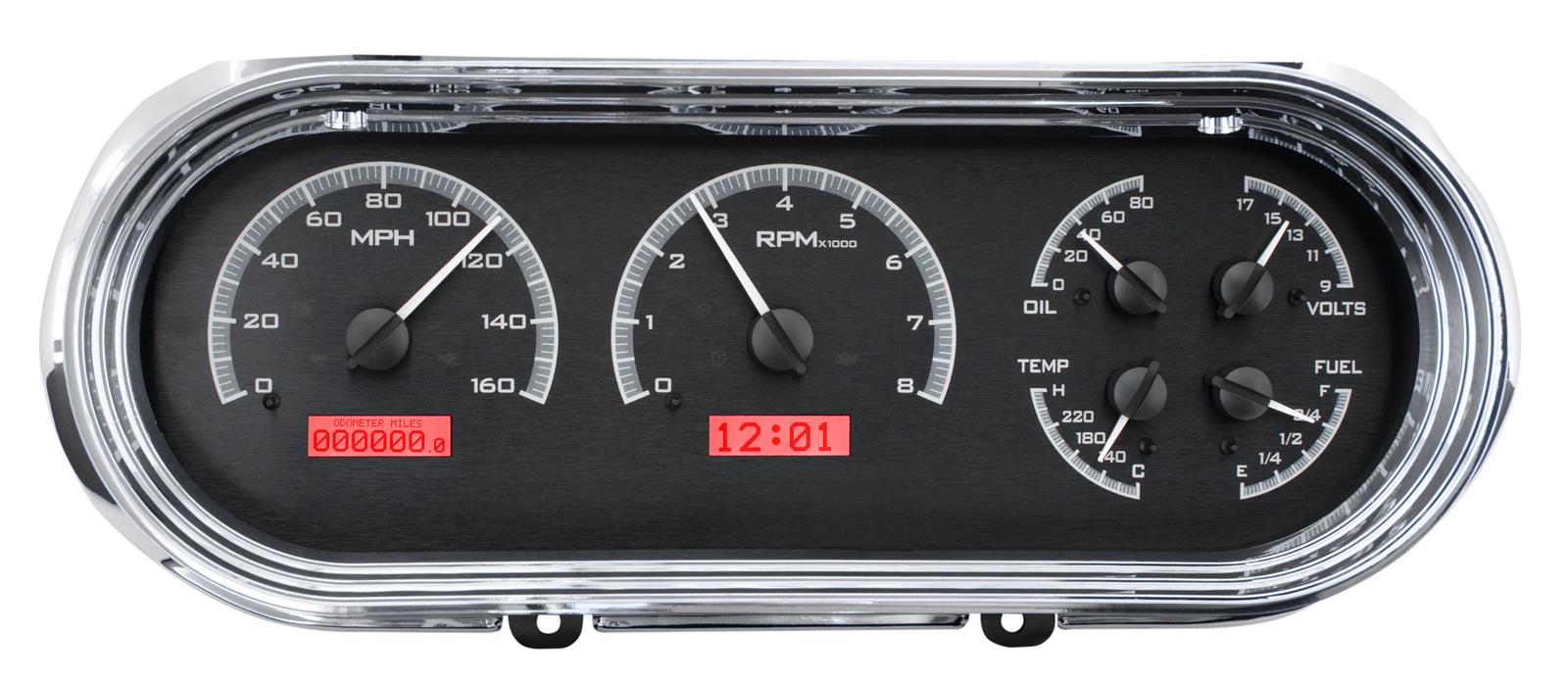 Dakota Digital VHX Series Direct-Fit Analog Gauge Systems VHX-63C-NOV-C-R