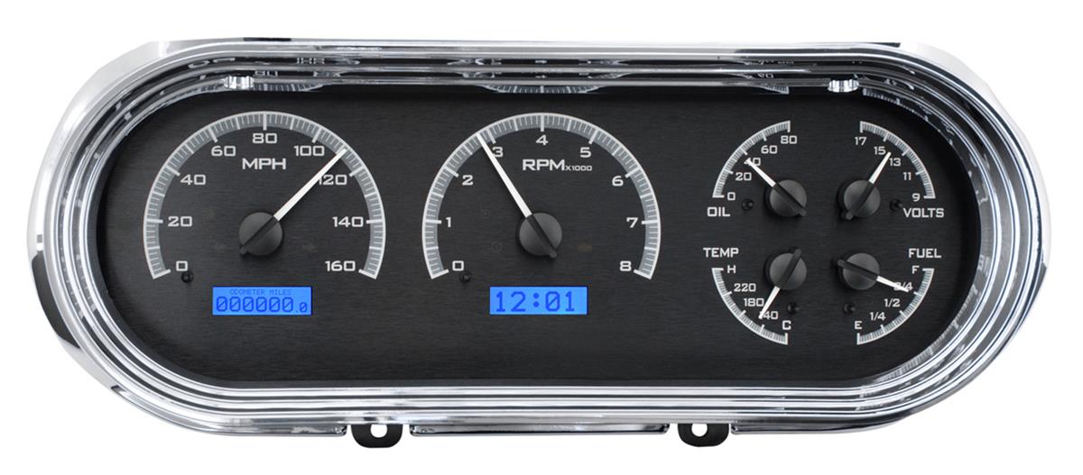 Dakota Digital VHX Series Direct-Fit Analog Gauge Systems VHX-63C-NOV-K-B