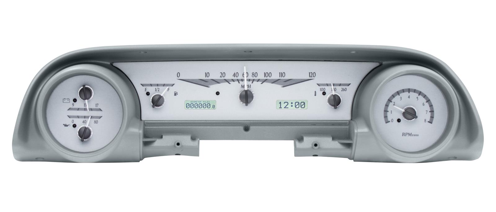Dakota Digital VHX Series Direct-Fit Analog Gauge Systems VHX-63F-GAL-S-W
