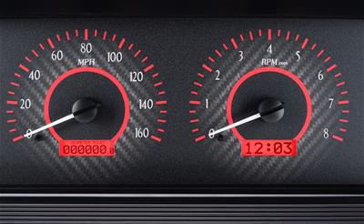 Dakota Digital VHX Series Direct-Fit Analog Gauge Systems VHX-64C-PU-C-R