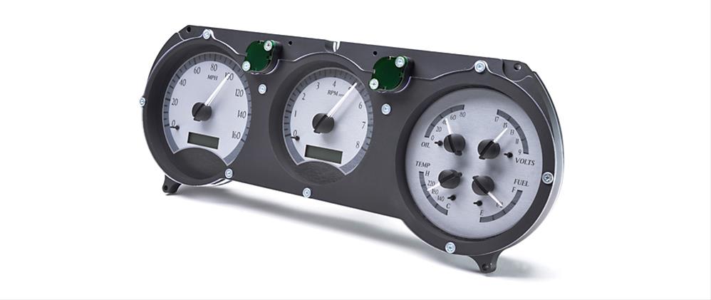 Dakota Digital VHX Series Direct-Fit Analog Gauge Systems VHX-64C-CVL-S-B