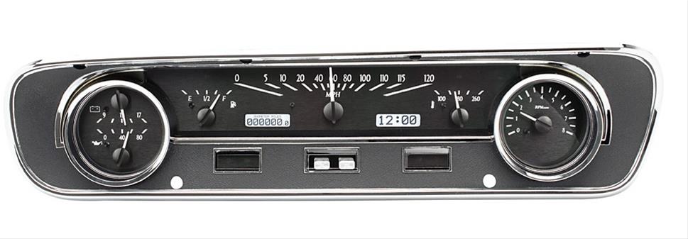 Dakota Digital VHX Series Direct-Fit Analog Gauge Systems VHX-64F-FAL-K-W