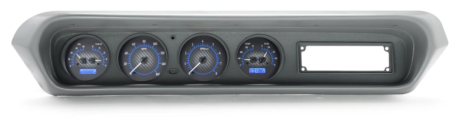 Dakota Digital VHX Series Direct-Fit Analog Gauge Systems VHX-64P-GTO-C-B