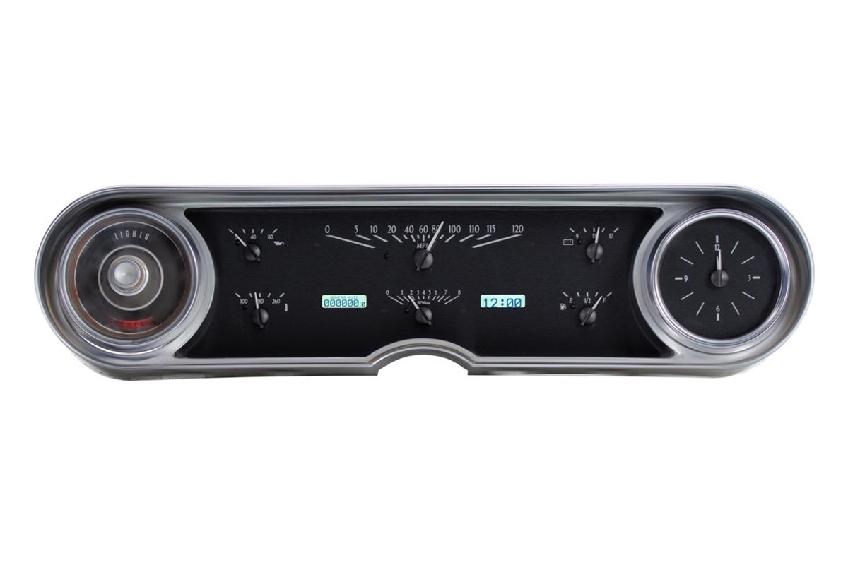 Dakota Digital VHX Series Direct-Fit Analog Gauge Systems VHX-65C-CAD-K-W