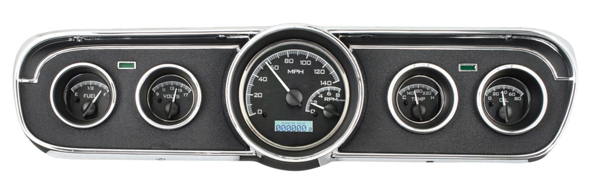 Dakota Digital VHX Series Direct-Fit Analog Gauge Systems VHX-65F-MUS-K-W