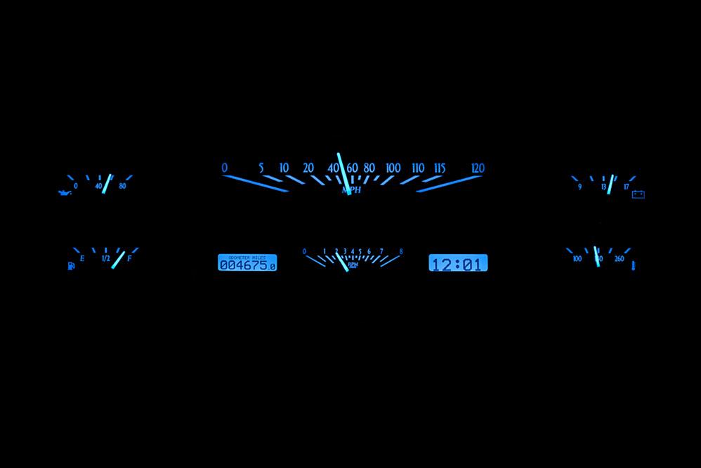 Dakota Digital Gauge Kits and Instrument Clusters VHX-65F-PU-S-B