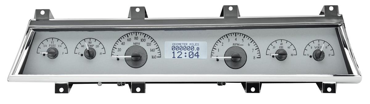 Dakota Digital VHX Series Direct-Fit Analog Gauge Systems VHX-66C-CVL-S-W
