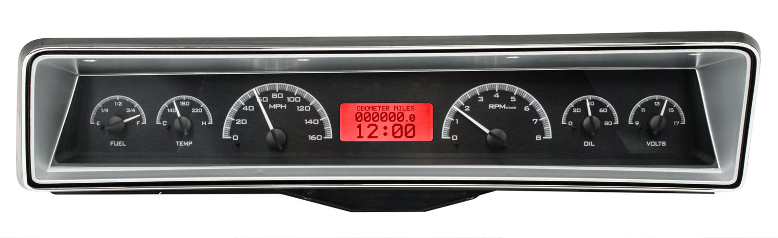 Dakota Digital VHX Series Direct-Fit Analog Gauge Systems VHX-66C-NOV-K-R