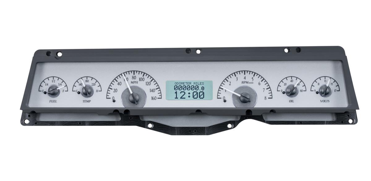 Dakota Digital VHX Series Direct-Fit Analog Gauge Systems VHX-66C-NOV-S-W