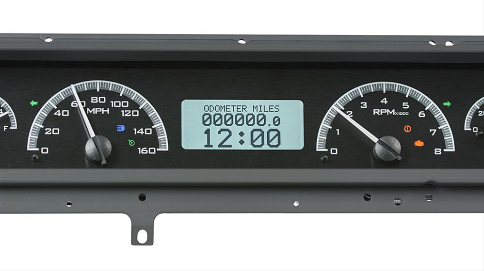 Dakota Digital VHX Series Direct-Fit Analog Gauge Systems VHX-66F-BRO-K-B