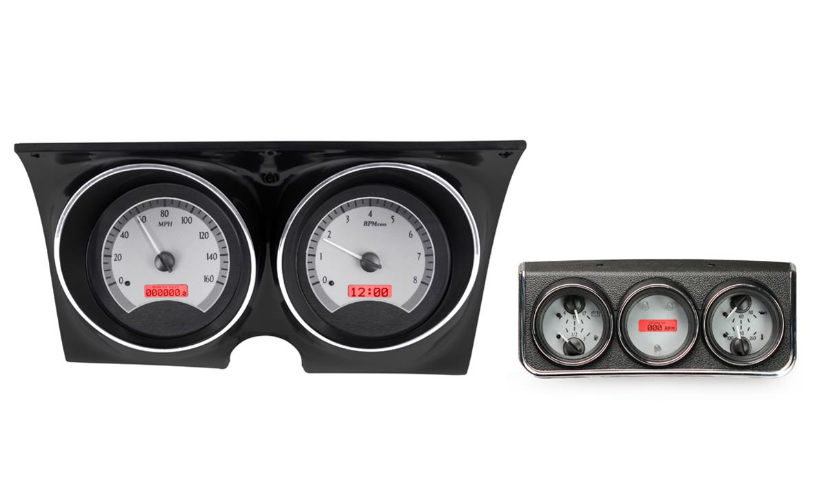 Dakota Digital VHX Series Direct-Fit Analog Gauge Systems VHX-67C-CAC-S-R