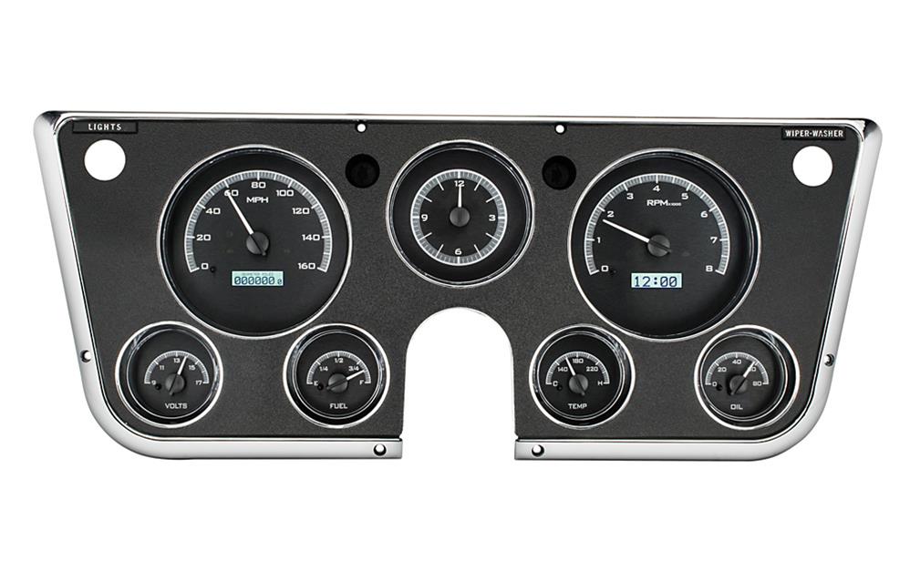 Dakota Digital VHX Series Direct-Fit Analog Gauge Systems VHX-67C-PA-C-B