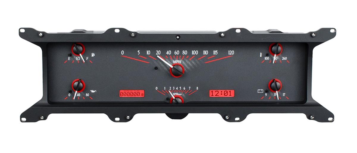 Dakota Digital VHX Series Direct-Fit Analog Gauge Systems VHX-67F-PU-C-R