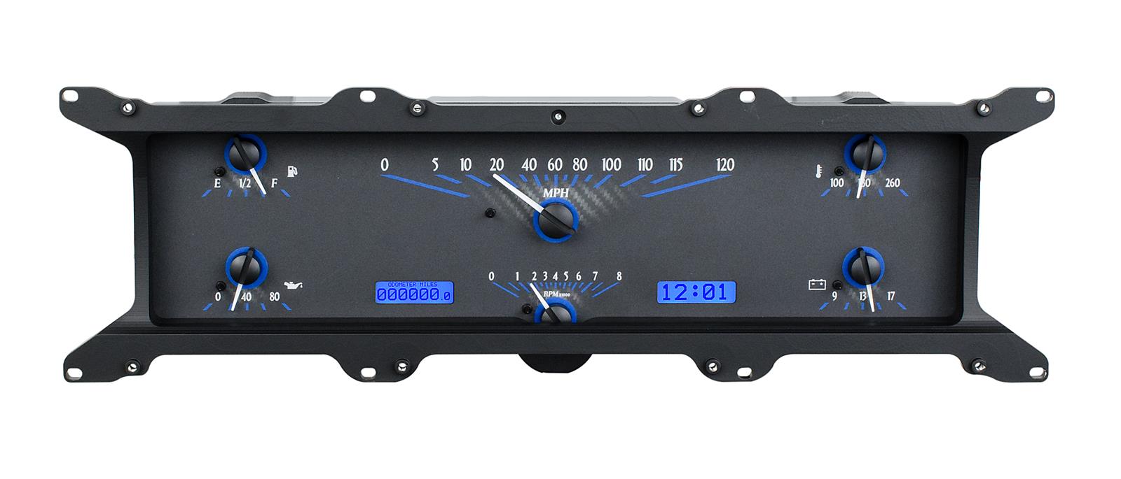 Dakota Digital VHX Series Direct-Fit Analog Gauge Systems VHX-67F-PU-K-B