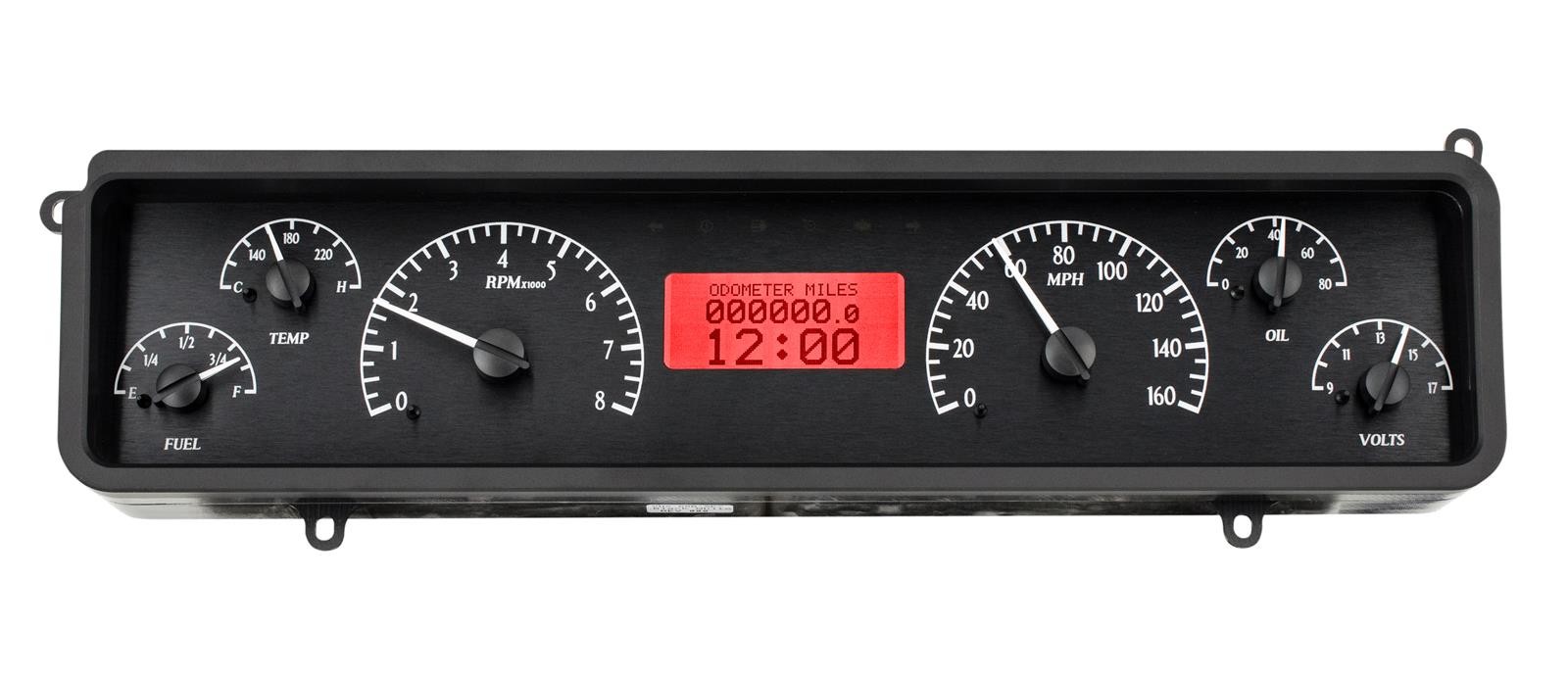 Dakota Digital VHX Series Direct-Fit Analog Gauge Systems VHX-68B-SKY-K-R