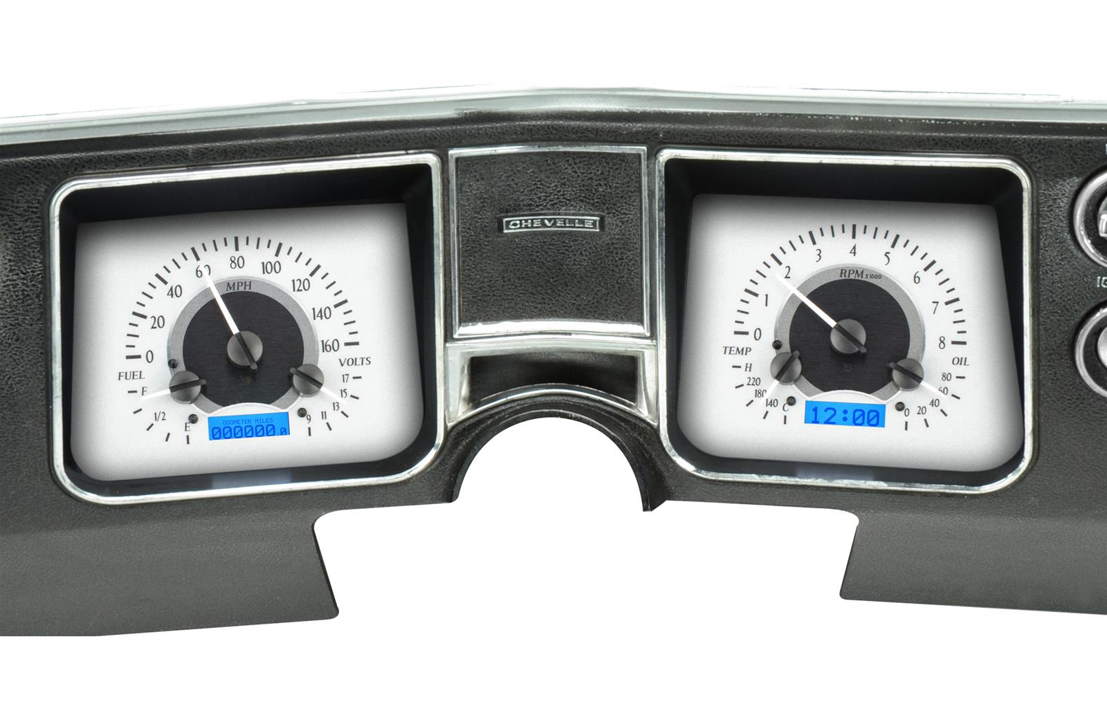 Dakota Digital VHX Series Direct-Fit Analog Gauge Systems VHX-68C-CVL-S-B