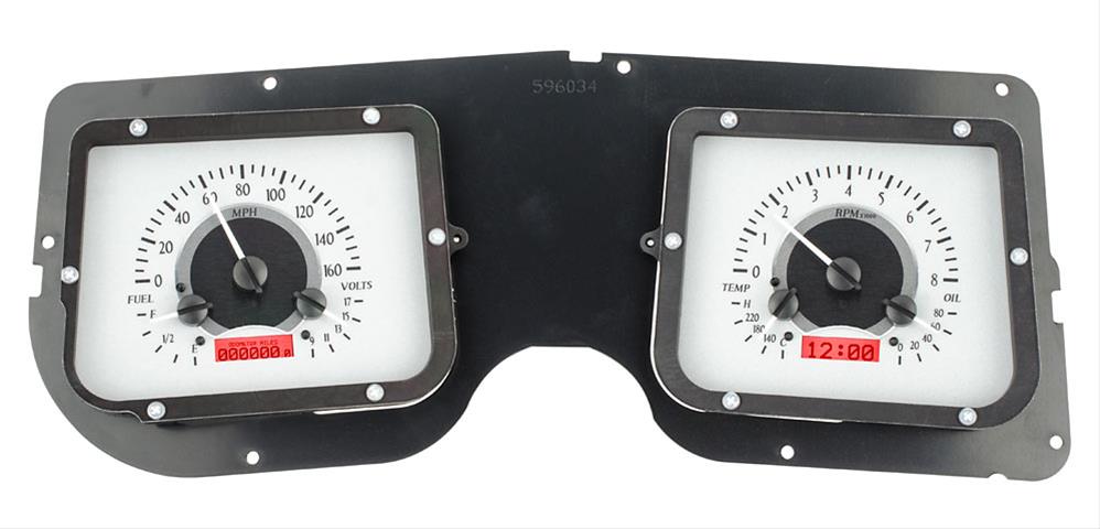 Dakota Digital VHX Series Direct-Fit Analog Gauge Systems VHX-68C-CVL-S-R