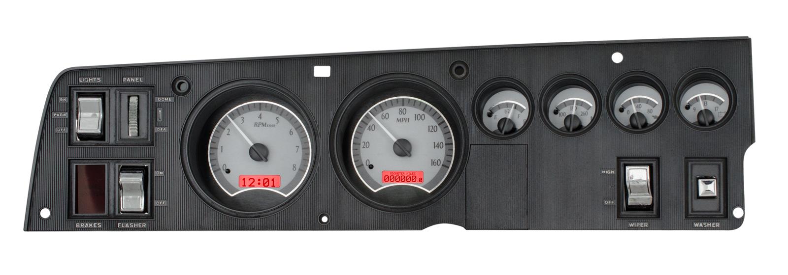 Dakota Digital VHX Series Direct-Fit Analog Gauge Systems VHX-68D-CHG-S-R