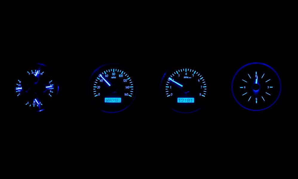 Dakota Digital Gauge Kits and Instrument Clusters VHX-68F-TOR-S-B