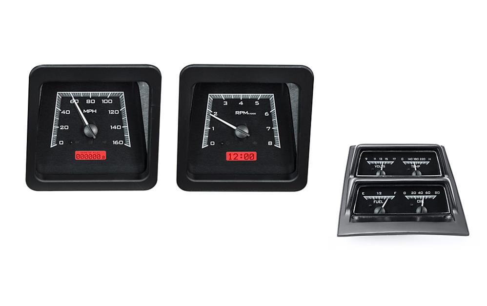 Dakota Digital VHX Series Direct-Fit Analog Gauge Systems VHX-69C-CAC-K-R