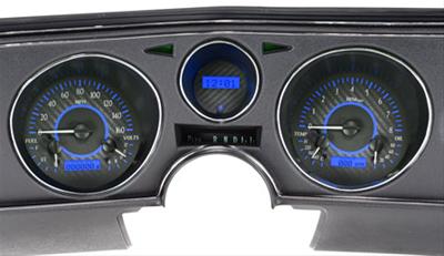Dakota Digital VHX Series Direct-Fit Analog Gauge Systems VHX-69C-CVL-C-B